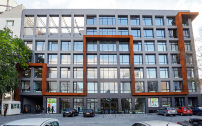 Ход строительства office hub Pixel Plaza
